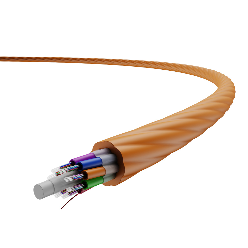 Layer-twisted nylon sheathed air-blown micro cable (24-288 cores)