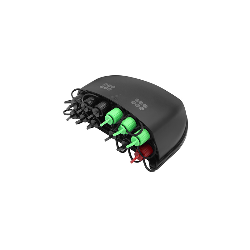 Black Green Red Adapter 12 Prot Pre Connectorized fiber distribution Box Of FTTX Network