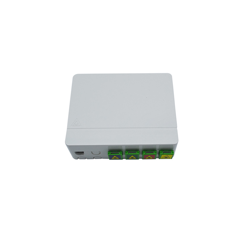 FTTH Fiber Optical Panel Box 4-Port Fiber Optic Information Box