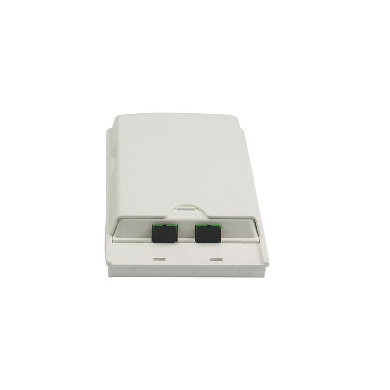 FTTH 2 Core Fiber Rosette Box White Indoor Terminal Box