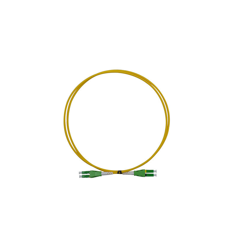 3.0mm Yellow LC Uniboot Fiber Optical Patch Cord For Data Transmission Networks