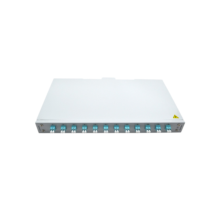 Pigtail Fiber Optic Distribution Frame, 12 Port Rack Mount Patch Panel Simplex