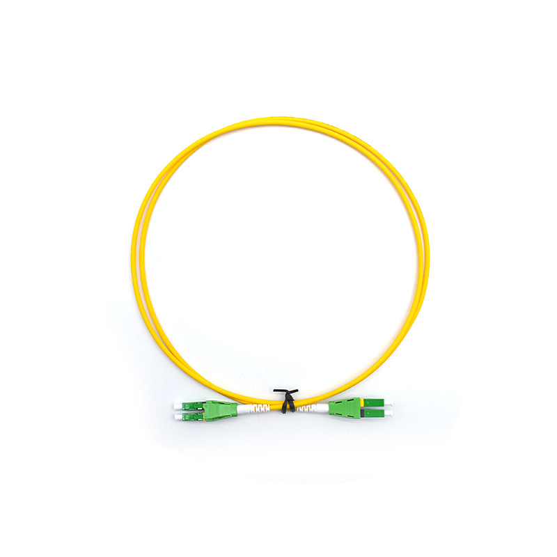 3.0mm Yellow LC Uniboot Fiber Optical Patch Cord For Data Transmission Networks