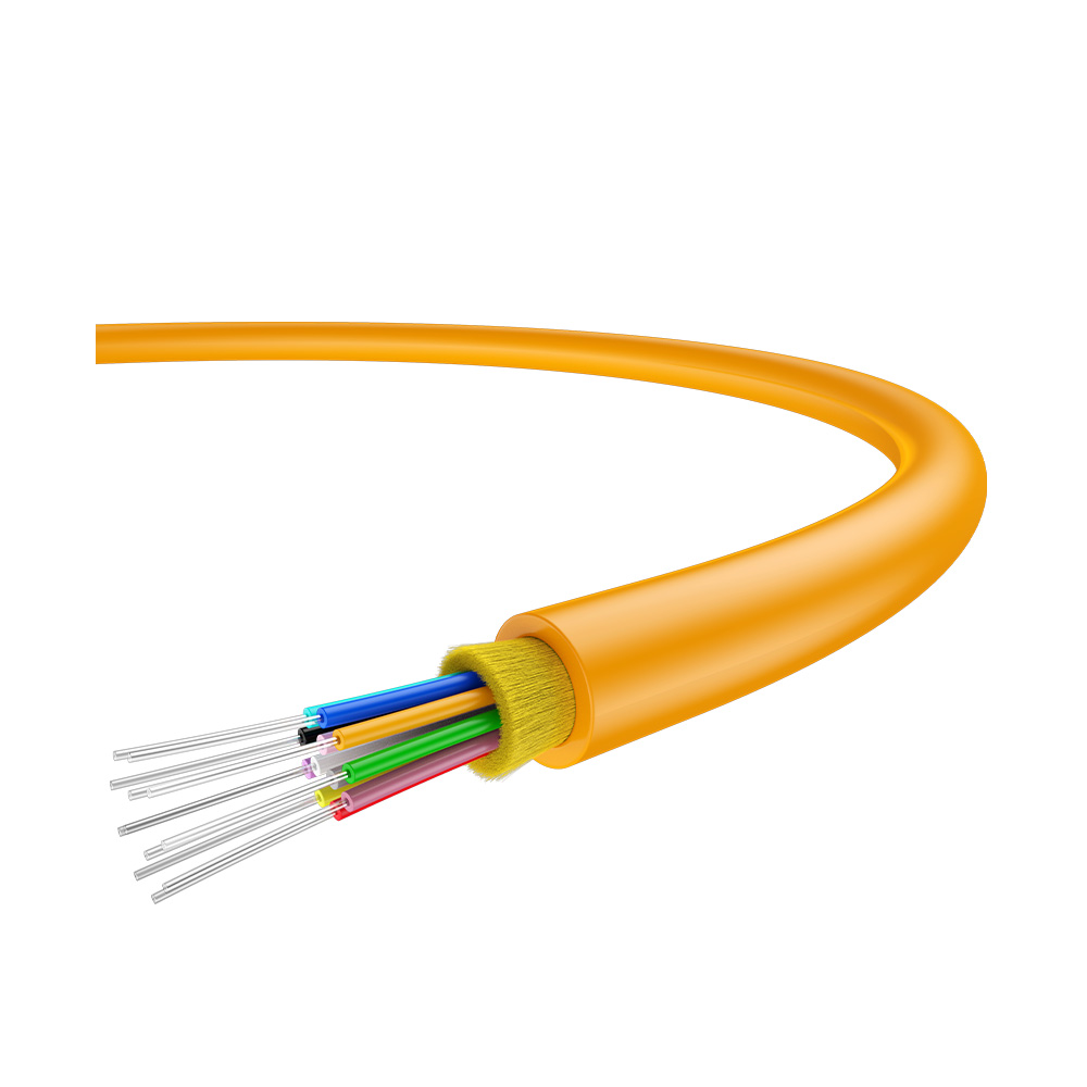 Indoor Optical Fiber Cable Single Mode GJFJV 4/6/8/12/24/48 Cores LSZH Fiber Cable